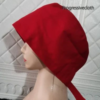 Nurse Cap Kain / Topi Medis / Topi Perawat / Topi OK Merah