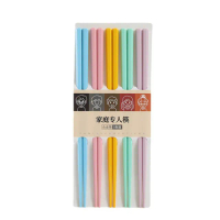 【PS Mall】馬卡龍色日式筷子 分餐筷餐具 北歐風 六角合金筷 3組15雙(J1853)