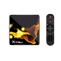 X99 Max Plus TV BOX Android 9.0 Amlogic S905X3 Quad Core 4GB RAM 32GB Wifi 1000M BT 8K Set Top Box Media Player PK X96 MAX
