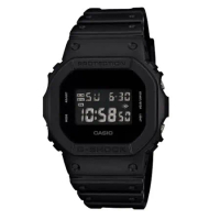 G-SHOCK 電子錶 橡膠錶帶 黑 200 米防水(DW-5600BB-1D)