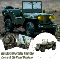 Kereta RC, Untuk C8815, 1941 Jeep Willys, 2.4g 4wd RTR Crawler, Mendaki, Skala Lori, Kenderaan Luar 