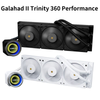 【最高折200+跨店點數22%回饋】聯力 Galahad II Trinity 360 Performance 黑色/白色 水冷散熱器