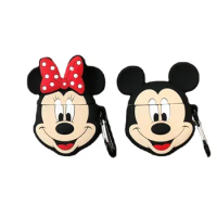 Disney Smile Mickey Minnie Cover for Apple AirPods 1 2 Case for AirPods Pro Case Cute Cartoon Earphone Case Accessories