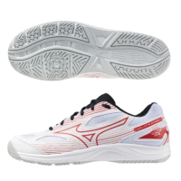 【MIZUNO 美津濃】排球鞋 男鞋 女鞋 運動鞋 CYCLONE SPEED 白紅 V1GA238096