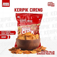 Macaoni Cuck 80gr Mak Shot 10gr Keripik usus cireng basreng Makaroni goreng spiral mie lidi pedas je
