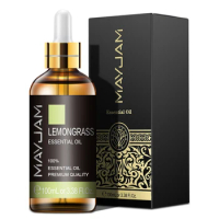 100ML Lemongrass Essential Oils For Humidifier Diffuser Lavender Vanilla Eucalyptus Candle Making Fragrances Oil