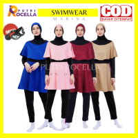 BAJU RENANG MUSLIMAH SYARI PAKAIAN RENANG WANITA PANJANG | SWIMWEAR WANITA - ROCELLA SWIMWEAR MARINA