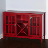 Simple Living Portland Wine Buffet, Red 2023 New