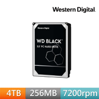 WD 威騰 黑標 4TB 3.5吋 SATA硬碟(WD4005FZBX)