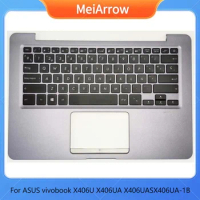 New/org For Asus Vivobook S14 S406 S406U V406U X406 X406U X406UA-B palmrest Spainish US keyboard upper cover Backlight
