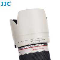 JJC副廠Canon遮光罩LH-87(W)相容佳能原廠ET-87遮光罩適EF 70-200mm F2.8L IS II III USM小白(白色/蓮花)