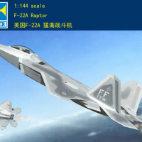 Trumpeter 01317 1/144 USA F-22A Raptor Fighter Air craft Assembly Military Models