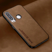 Simple pattern Leather Case For Huawei P30 Lite Nova 4 enjoy Max PU Silicone Case For Huawei Honor 8X 20 Max Lite Note 10 Case