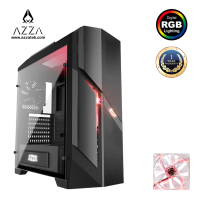 AZZA  ATX Mid Tower Case Photios 250 CSAZ-250 - Black As the Picture