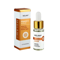 MSLAM Vitamin C Serum Anti-aging Whitening VC Essence Oil Topical Facial Serum with Hyaluronic Acid Vitamin E
