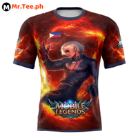 2023 newfull sublimation tshirt summer fashion Mobile Legends Gusion KOF skin premium shirt print 3D