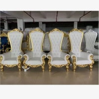 Hot Selling Wholesale King And Queen Throne Chairs For Rental Wedding