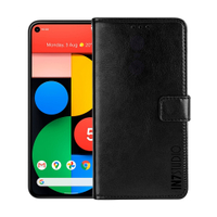 IN7 瘋馬紋 Google Pixel 5 (6吋) 錢包式 磁扣側掀PU皮套 吊飾孔 手機皮套保護殼