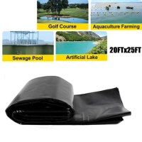 6x7.6m Durable Fish Pond Liner Cloth Home Garden Pool Reinforced LLDPE Heavy Landscaping Pool Pond Waterproof Liner Cloth New