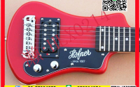 -最新款旅行電吉他德國 hofner 電吉他三色可選 旅行便攜電吉他 錶演吉他