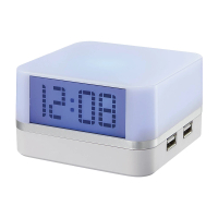 I003 USB HUB With Clock &amp; Mood light 時鐘小夜燈 集線器(全新福利品)
