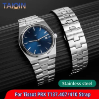 For Tissot PRX Super Player Watch band T137.407/410 t137.210 watchband metal strap matte stainless steel Men's women's wristband