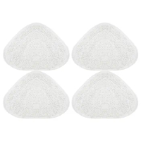 4PCS Steam Mop Pads for Vileda OCedar Vacuum Cleaner Washable Reusable Triangle Mop Pad Cloth Cleaning Floor Tool
