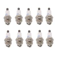 Bugi Máy Cắt Bãi Cỏ Mini, Bộ 10 Cái, L7Tc Br2Lm, Tương Thích Với Động Cơ Stratton, 55Mmx22Mm
