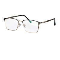 big size glasses frame titanium customized as buyer prescription myopia glasses photochromic resin lenses