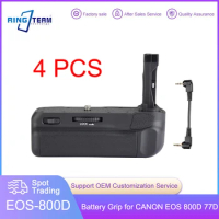 4PCS EOS 800D Battery Grip for CANON EOS 77D 800D 9000D Rebel T7i Kiss X9i Cameras Vertical Grip USE LP-E17 Batteries
