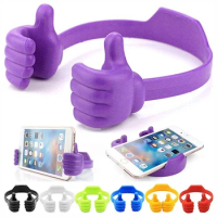 Thumbs Up Cell Phone Stand Holder Lazy Desk Universal Flexible Tablet Smartphone Stand Holder For iPhone 15 Samsung Xiaomi Redmi