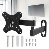 Universal Adjustable TV Wall Mount Bracket Universal Rotated Holder TV Mounts for 14 to 24 Inch LCD LED Monitor Flat Pan