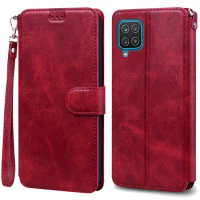 SamsungA12 Case For Samsung Galaxy A12 Case Leather Wallet Flip Case For Samsung A12 A 12 Case Soft Cover Coque Fundas Shell
