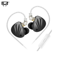 KZ Krila Wired Earplugs In Ear HiFi Earphone 1DD 1BA High-end Tunable Balanced Armature Headphone Mo