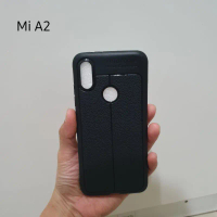 Case Autofocus compatible for  Xiaomi Mi A2 Softcase Silikon Motif Kulit Jeruk