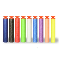 100 Pcs Dart Refills Sucked Head Type Foam Bullets for Nerf Toy Gun Attach To Glasses Wall Bullets For Nerf Blaster