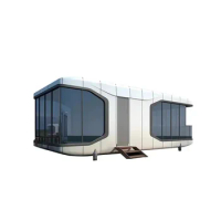 Beach Hotel Homestay Prefabricated Container House, Space Module, Apple Cabin for Living and Working