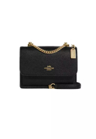 Coach Crossgrain Leather Mini Klare Crossbody Bag Black C9949