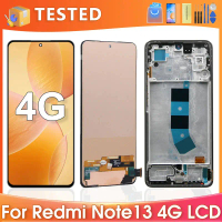 Màn hình LCD, 6,67 inch, dành cho Xiaomi Redmi Note 13 4G, Đã được thử nghiệm, Số bộ phận 23129RAA4G