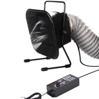 Adjustable speed 60W solder smoke absorber ESD Bore evacuator fan duct Whole-house fan with duct ventilation fan