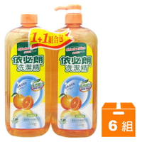 依必朗 洗潔精-柑橘 (1＋1組合包) 1000g (6組)/箱【康鄰超市】