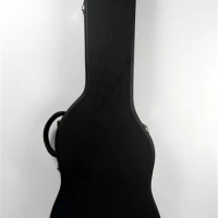 Maple Multilayer Guitar Hard Case, Black Leather, Inner Flannel Black, In Stock, Free Shipping