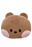 LINE FRIENDS LINE FRIENDS - 公仔毛絨抱枕/攬枕-brown(可插手)