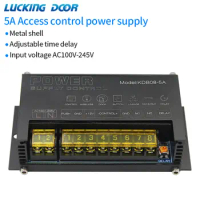 AC 100~240V Power Supply Door RFID Fingerprint Access Control System Power Adapter DC 12V 5A For Electric Lock Smart Lock