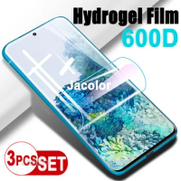 3PCS Water Gel Film For Samsung Galaxy S20 Ultra Plus S20+ Hydrogel Film Samsumg S 20 S20Ultra Screen Protector Not Safety Glass