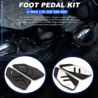 X-MAX 300 Foot Pegs For Yamaha X-MAX XMAX 125 250 300 400 2017 - 2023 Motorcycle Plate Skidproof Pedal Plate Footrest Footpads