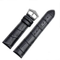 18mm/19mm/20mm/21mm For Patek Philippe Watch Strap Black/Brown Leather Watchband Band Men's Watch Band