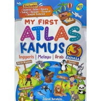 Buku My First Atlas Kamus 3 Bahasa Kanak Kanak
