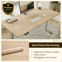 Stiker Kayu PVC Sheet Sticker Pelapis Furniture 1,2M X 10M Wall Sticker Motif Taco Sheet Pohon Elm K