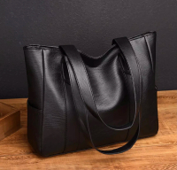 Tote bag Wanita Kulit Kapasitas Besar Bahan Tebal - Totebag Kulit - Tas Wanita Pengajian Bahu Wanita